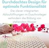 GarPet Duschmatte Duschmatte Rutschfest Antirutschmatte Dusche Badewannenmatte Weiß Bild 5