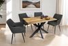 Esstisch Baumkante Massiv Mango naturfarben 120 x 80 schwarz Spider-Gestell Tiger 137088396 Bild 2