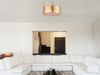 LED Deckenleuchte mit Stoff Lampenschirm goldfarbig, Ø 40cm Bild 4