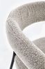 Esszimmerstuhl Elegia aus Boucle-Stoff, modernes Design, Schwarz und Taubengrau, gepolstert Bild 5