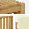 vidaXL Outdoor-Sofagarnitur 5 pcs Weiß und Creme 249 x 122,5 x 73 cm 3391670 Bild 5