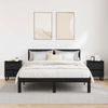 vidaXL Nachttisch 2 pcs Schwarz Eichen-Optik 40 x 35 x 50 cm 881919 Bild 4