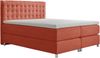 99rooms Leonel Boxspringbett Velours MONOLITH 160x200 cm Korallenrot Bild 4