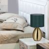 Relaxdays Tischlampe Metall & Stoff Bild 4