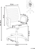 Bürostuhl RADIANT Rosa Bild 2
