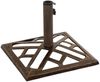 vidaXL Sonnenschirmständer Bronzen 44x44x31 cm Gusseisen 317762 Bild 4
