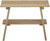 Garderoben-Set >BANTRY< (4-tlg.) in Eiche, Massivholz - 110x170x36cm (BxHxT) Bild 4