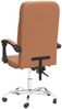 vidaXL Bürostuhl mit Liegefunktion Braun Kunstleder [349640] Bild 5