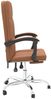 vidaXL Bürostuhl mit Liegefunktion Braun Kunstleder [349640] Bild 4