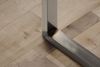 Esstisch >TABLES< Artisan Eiche Dekor, U-Gestell Rohstahl - 140x74,7x90cm (BxHxT) Bild 5