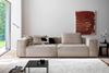 KAWOLA Sofa CARMO 3-Sitzer Feincord beige 68 x 118 x 306 cm Bild 2