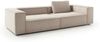 KAWOLA Sofa CARMO 3-Sitzer Feincord beige 68 x 118 x 306 cm Bild 3