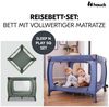 Hauck Baby-Reisebett Sleep N Play SQ Set - Dark Green, Reisebett Laufgitter faltbar mit Matratze und Insektenschutz bis 15 kg Bild 2