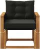 vidaXL Outdoor Mittelsofa Massivholz Akazie Natur 3438864 Bild 5
