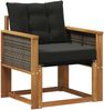 vidaXL Outdoor Mittelsofa Massivholz Akazie Natur 3438864 Bild 2