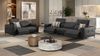 Sofanella XXL-Sofa Ledercouch MARBELLA 3-Sitzer Echtleder in Weiß S: 249 Breite x 111 Tiefe Bild 5