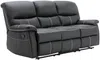 Vente-unique - CANBY Sofa and armchair set Kunstleder Schwarz - B 90 cm x H 95 cm x L 79 cm133 cm183 cm Bild 3
