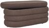 House Nordic Bank mit Stauraum, Teddy, braun, 103x45x44 cm, HN1238 Bild 4