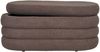 House Nordic Bank mit Stauraum, Teddy, braun, 103x45x44 cm, HN1238 Bild 2