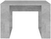 Couchtisch, Beistelltisch Betongrau 50x50x35 cm Holzwerkstoff Bild 5