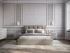 Vente-unique - KILACLO Bett Stoff Schokoladenbraun - B 213 cm x H 106 cm x L 190 cm Bild 4