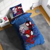 MARVEL Kinderbettwäsche Marvel Spidey Bettbezug-Set 135x200 cm + Kissenbezug 80x80 cm, Washed Cotton, 2 teilig, 100 % Baumwolle, maschinenwaschbar, wendbar Bild 1