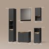 Livinity® Badmöbel-Set Timavo, Anthrazit/Artisan-Eiche, 5 Teile Bild 2