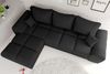99rooms Antalya Ecksofa Cordstoff POSO Schwarz Links mit Schlaffunktion Bild 4
