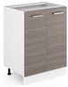 Küchenunterschrank R-Line Edelgrau 60 cm ohne Arbeitsplatte Vicco Bild 4