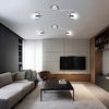 LED Deckenstrahler, Silber, Chrom, bewegliche Spots, L 38 cm Bild 3