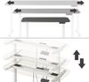 höhenverstellbarer elektrischer Schreibtisch Elevate Weiß/Anthrazit 120 x 60 cm 2 Motoren Vicco Bild 5