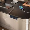 höhenverstellbarer elektrischer Schreibtisch Elevate Weiß/Anthrazit 120 x 60 cm 2 Motoren Vicco Bild 4