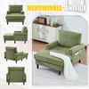 LVHOM XXL Relaxsessel mit Seitentaschen, Großer Chaiselongue-Sessel aus Chenille, Haustierfreundlich, Ergonomische Polsterung für Wohnzimmer, Büro, Wintergarten Bild 4
