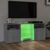 vidaXL TV-Schrank mit LED-Leuchten Grau Sonoma 120x30x50 cm 815715 Bild 4