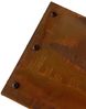 Kaminholzregal Brennholzregal Edelrost 115x40x25 cm Holzregal Rost Cortenstahl Bild 4