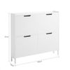 SoBuy FSR100-W Schuhschrank, MDF, Lackiert, Weiß, 100 x 91 x 19 cm Bild 3