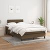 vidaXL Boxspringbett mit Matratze Dunkelbraun 120x190 cm Stoff 3269747 Bild 3