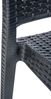 4er Set Barhocker GANAR - Kunststoff Dunkelgrau 40x51x108 cm | Barstuhl Mit Lehne Tresenhocker Tresenstuhl Kneipenhocker Kneipenstuhl Bild 5