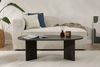 Elegant Coffee Table, Lumiere Black, 119 x 60 x 40 cm | 100% Melamine Coated Particle Board, 18 mm Thick | Stylish & Functional for Modern Living Spaces Bild 3