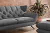 KAWOLA Sofa CHARME 2,5-Sitzer Cord grau 94 x 95 x 200 cm Bild 4