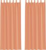 vidaXL Voile Vorhänge mit Schlaufen 2 Stk. Terrakottarot 140x260 cm 4102325 Bild 2