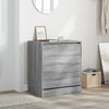 vidaXL Schuhschrank Grau Sonoma 60x42x69 cm Holzwerkstoff 839985 Bild 3