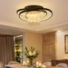 ZMH LED Deckenleuchte Warmweiß Flach Rund Wohnzimmerlampe Schwarz Modern FlurlampeAugenschutz, LED fest integriert, Warmweiß Bild 5