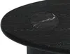 Vente-unique - MARSULA Couchtisch Holz, PlatteMarmor Schwarz - B 60 cm x H 40,5 cm x L 100 cm Bild 4