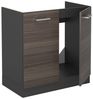 Spülenunterschrank R-Line Edelgrau 80 cm ohne Arbeitsplatte Vicco Bild 3