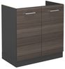 Spülenunterschrank R-Line Edelgrau 80 cm ohne Arbeitsplatte Vicco Bild 4