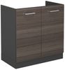 Spülenunterschrank R-Line Edelgrau 80 cm ohne Arbeitsplatte Vicco Bild 5