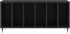 vidaXL Plattenschrank Schwarz 100x38x48 cm Holzwerkstoff 831741 Bild 4