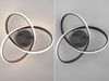 Trio Leuchten LED Deckenleuchte Meo 15W, schwarz Bild 4