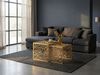 FINEBUY Satztisch FB77353 Couchtisch 2er Set Alu Wohnzimmertisch Beistelltisch Metall (Edles Tischset aus sehr robustem Aluminium), Platzsparendes Möbelstück für Dein Zuhause Bild 2